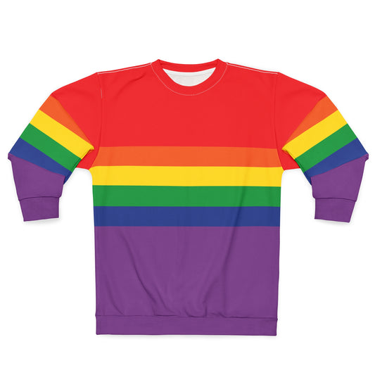 Rainbow Flag All Over Print Sweater