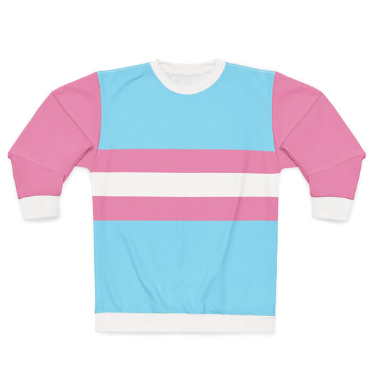 Trans Flag All Over Print Sweater
