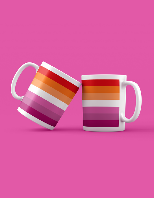 Lesbian Flag Coffee Mug